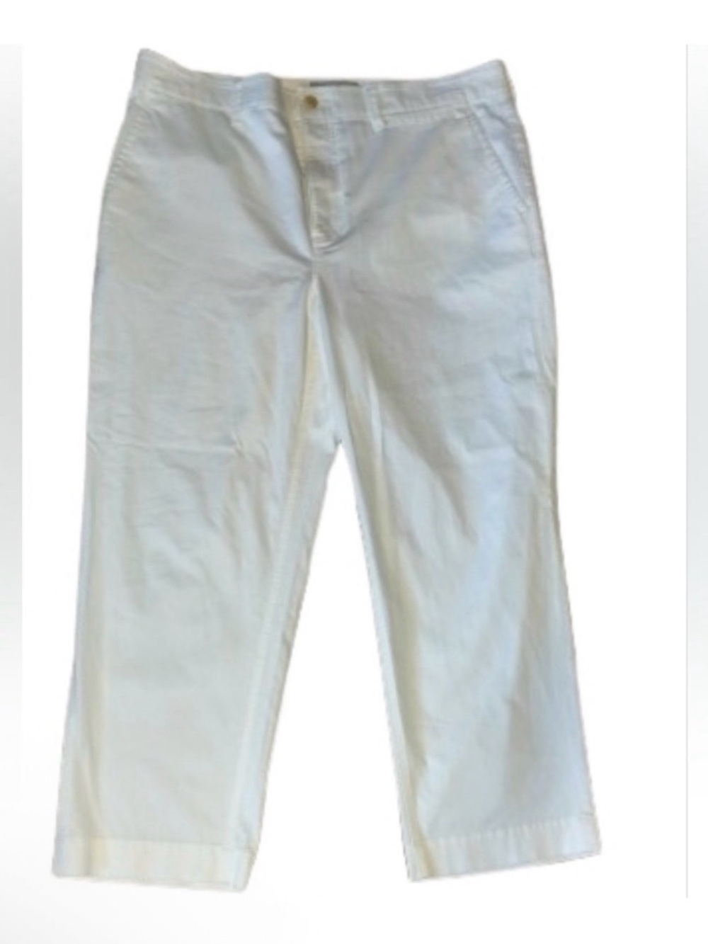 Everlane Chino Pants Women's 16 White Button Fly